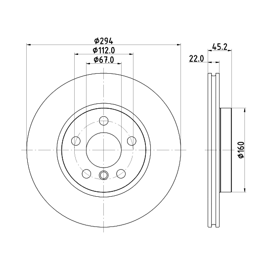 MDC2681 - Brake Disc 