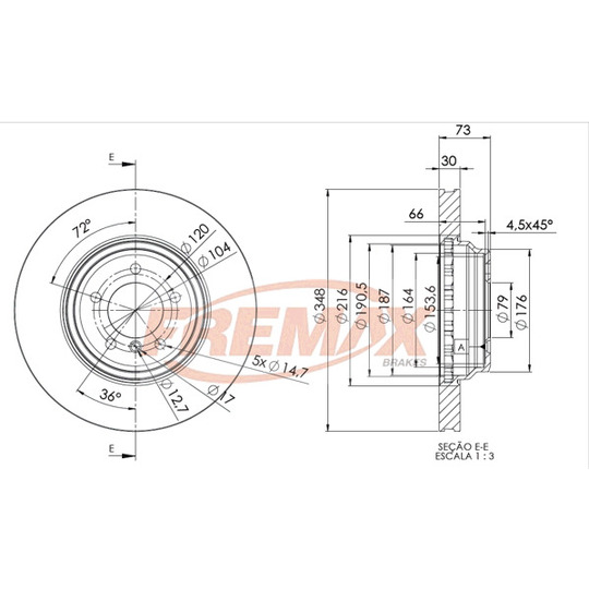 BD-1973 - Brake Disc 