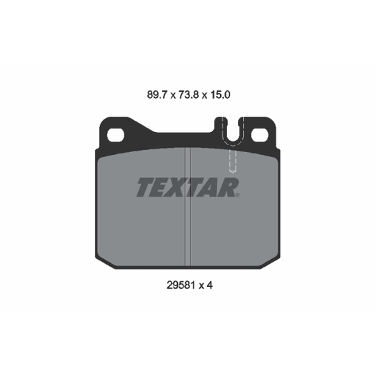 2958104 - Brake Pad Set, disc brake 