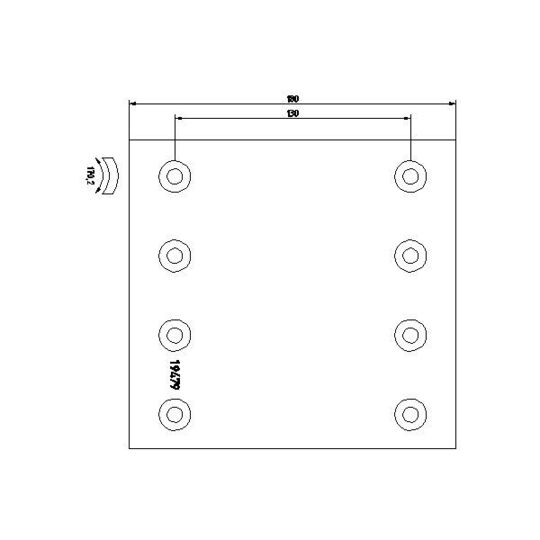 1947905 - Brake Lining Kit, drum brake 