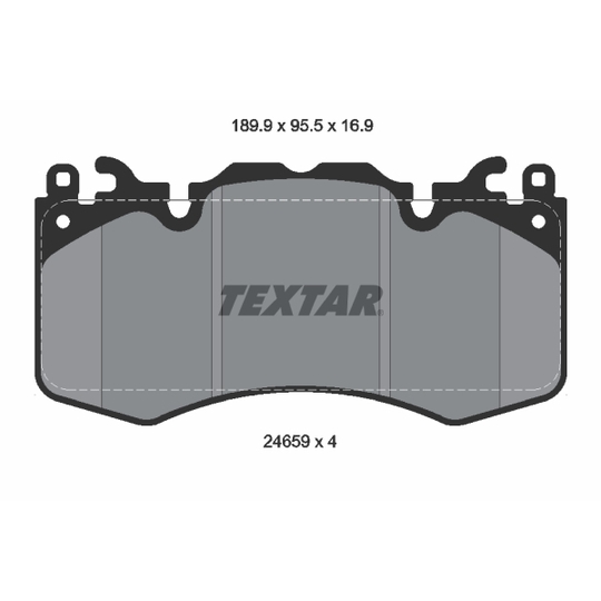 2465901 - Brake Pad Set, disc brake 