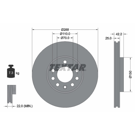 92075603 - Brake Disc 