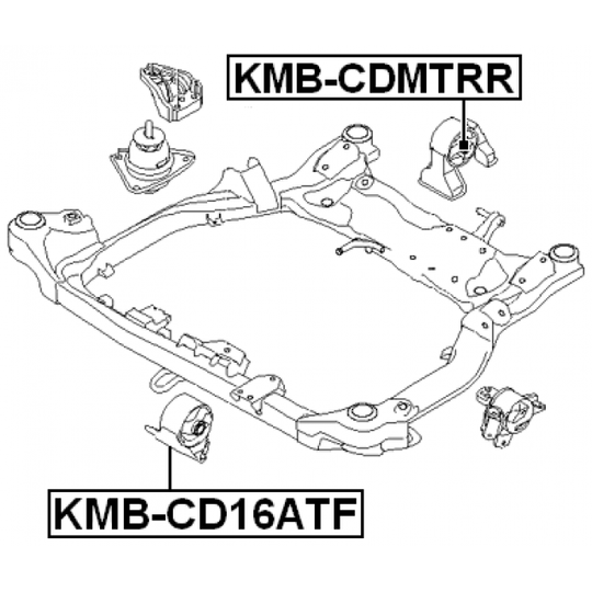 KMB-CD16ATF - Engine Mounting 