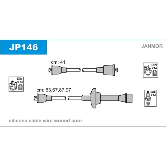 JP146 - Ignition Cable Kit 