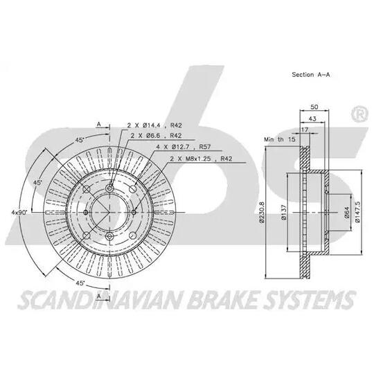1815205205 - Brake Disc 