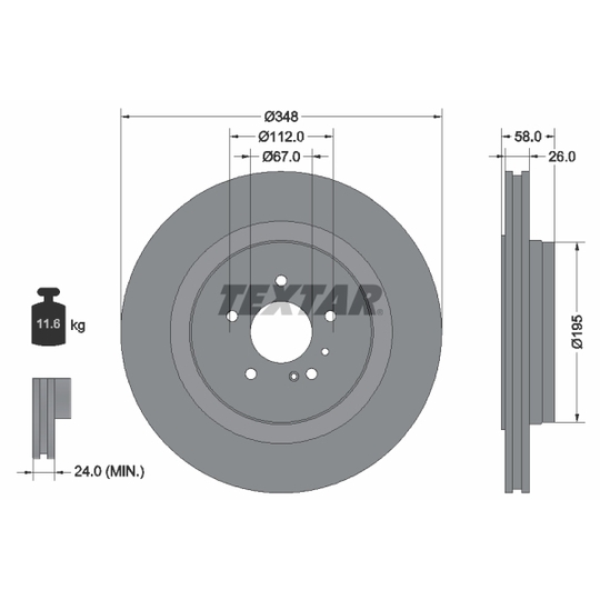 92198003 - Brake Disc 