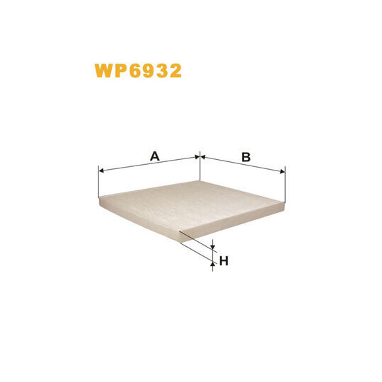 WP6932 - Filter, interior air 
