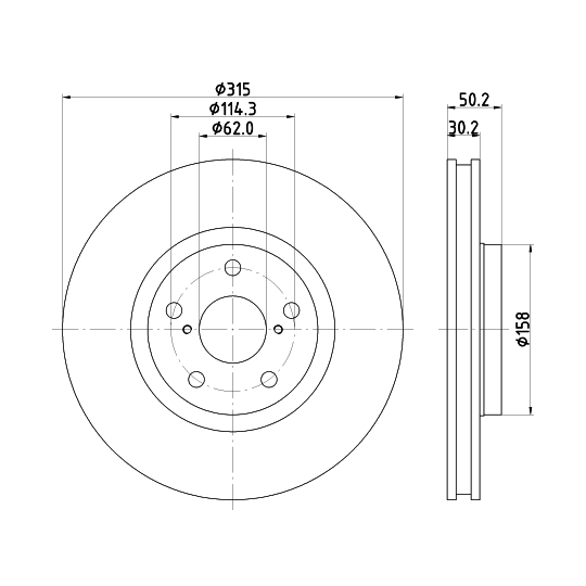 MDC2638 - Brake Disc 