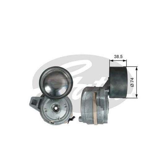 T38712 - Belt Tensioner, v-ribbed belt 