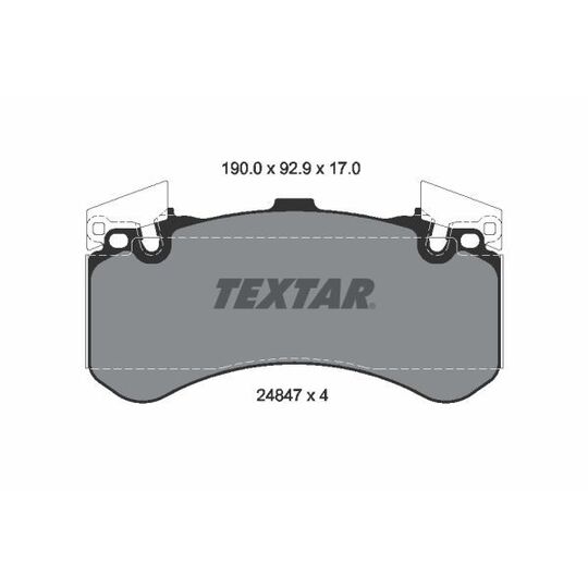 2484701 - Brake Pad Set, disc brake 