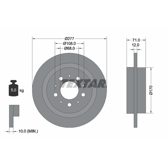 92100800 - Brake Disc 