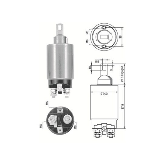 940113050333 - Solenoid Switch, starter 