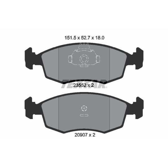 2355202 - Brake Pad Set, disc brake 