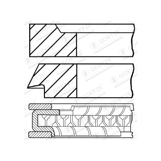 08-407708-10 - Piston Ring Kit 