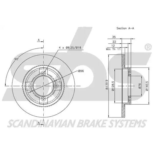 1815202213 - Brake Disc 