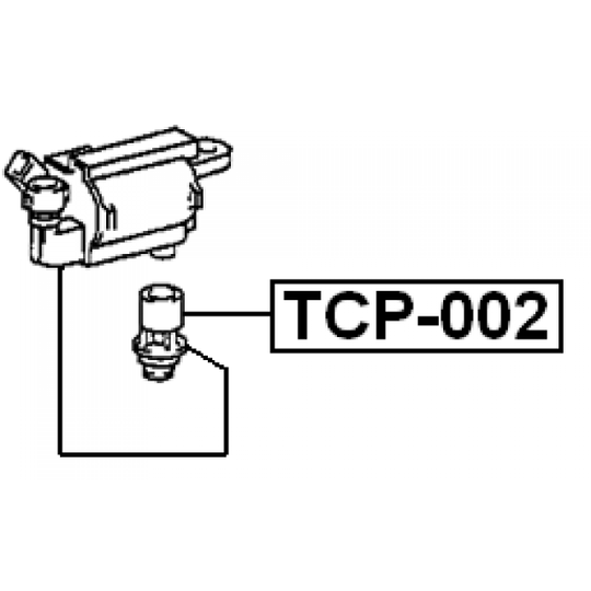 TCP-002 - Kontakt, tändspole 