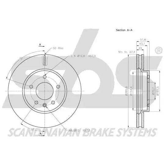 1815203666 - Brake Disc 