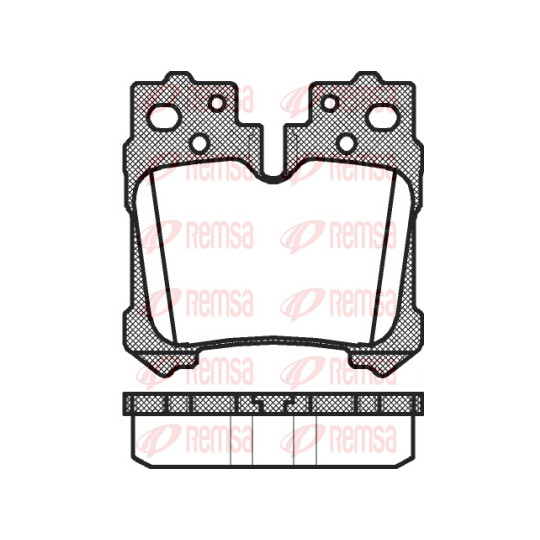 1321.00 - Brake Pad Set, disc brake 