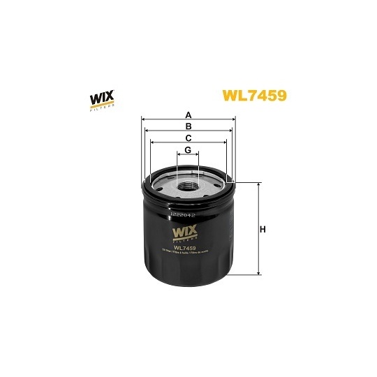 WL7459 - Oil filter 