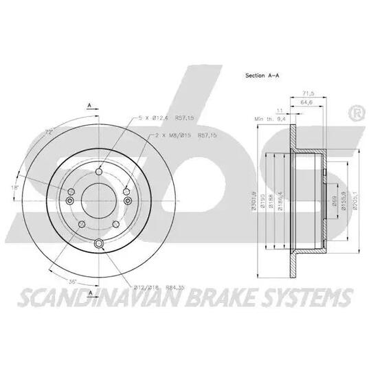 1815203432 - Brake Disc 