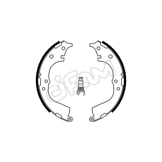 153-428 - Brake Shoe Set 