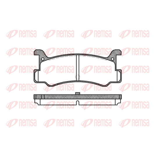 0213.00 - Brake Pad Set, disc brake 