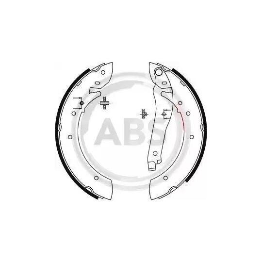 8315 - Brake Shoe Set 