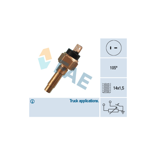 34200 - Sensor, kylmedietemperatur 