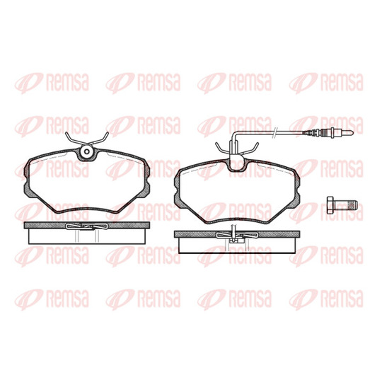 0500.02 - Brake Pad Set, disc brake 