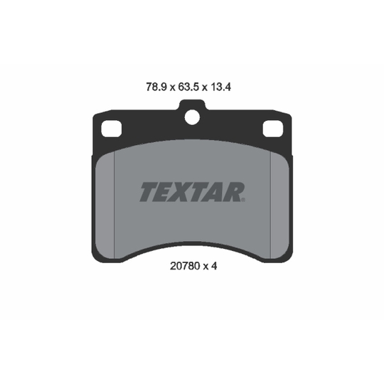 2078001 - Brake Pad Set, disc brake 