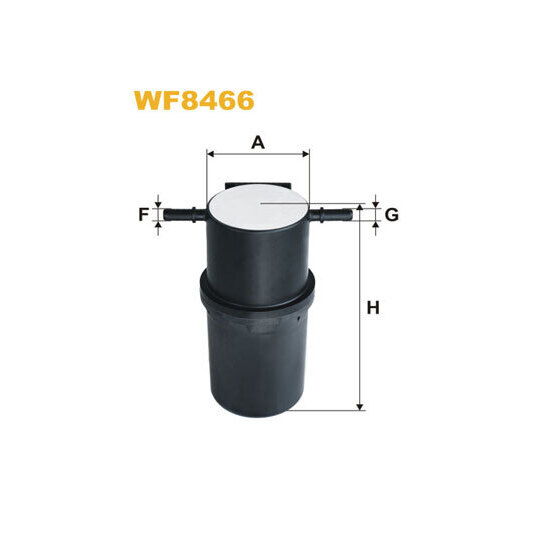 WF8466 - Polttoainesuodatin 