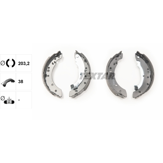 91059800 - Brake Shoe Set 