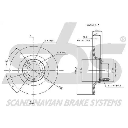 1815201015 - Brake Disc 