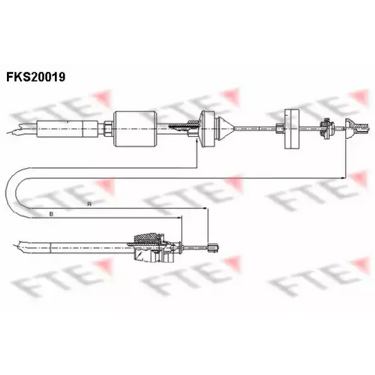 FKS20019 - Clutch Cable 