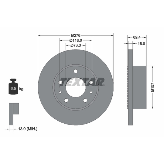 93104800 - Brake Disc 