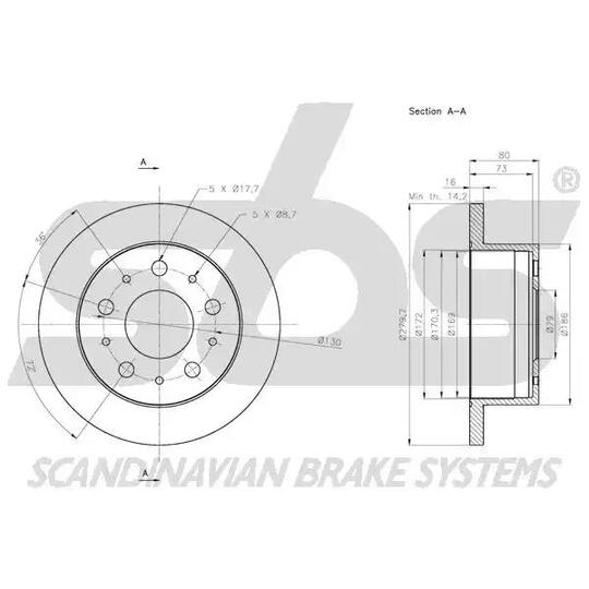 1815201945 - Brake Disc 