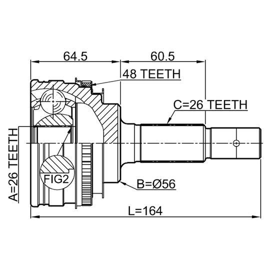 0110-MCU10A48R - Liigend, veovõll 