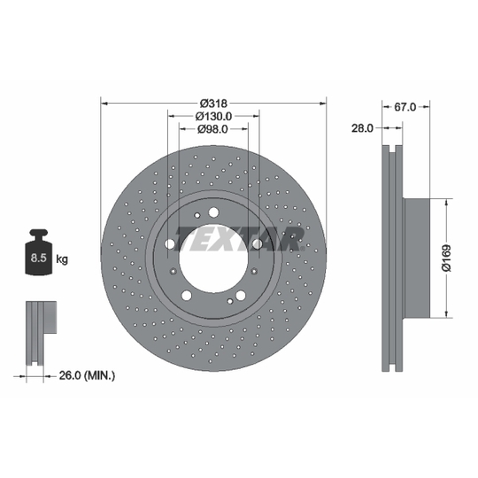 92099907 - Brake Disc 