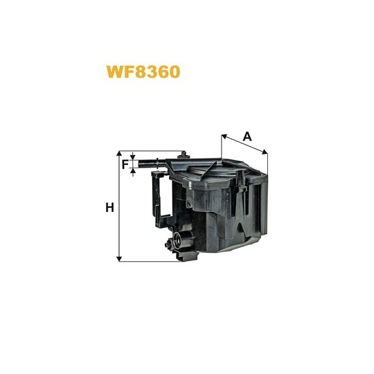 WF8360 - Polttoainesuodatin 