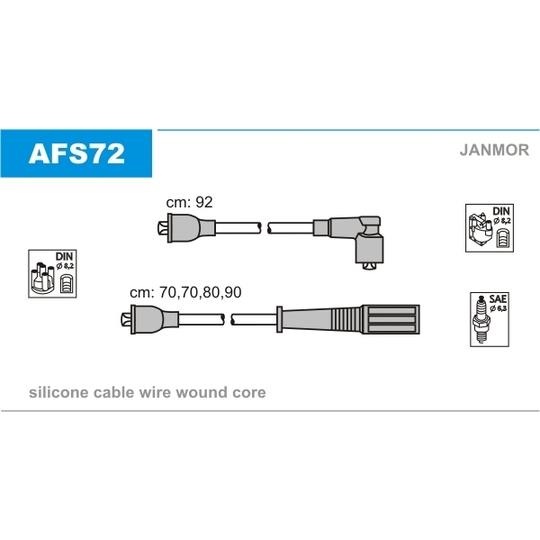 AFS72 - Süütesüsteemikomplekt 