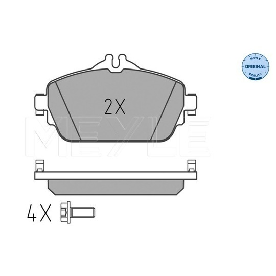 025 220 3219 - Brake Pad Set, disc brake 