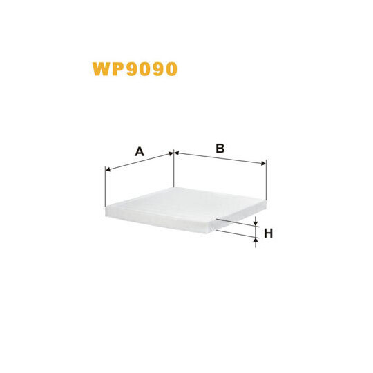 WP9090 - Filter, interior air 