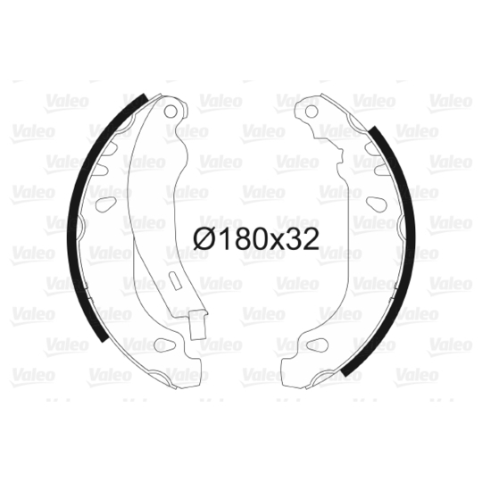 562084 - Brake Shoe Set 