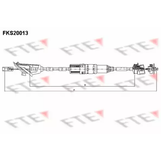 FKS20013 - Clutch Cable 