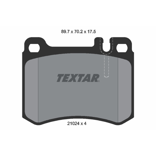 2102404 - Brake Pad Set, disc brake 