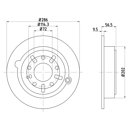 92093000 - Brake Disc 