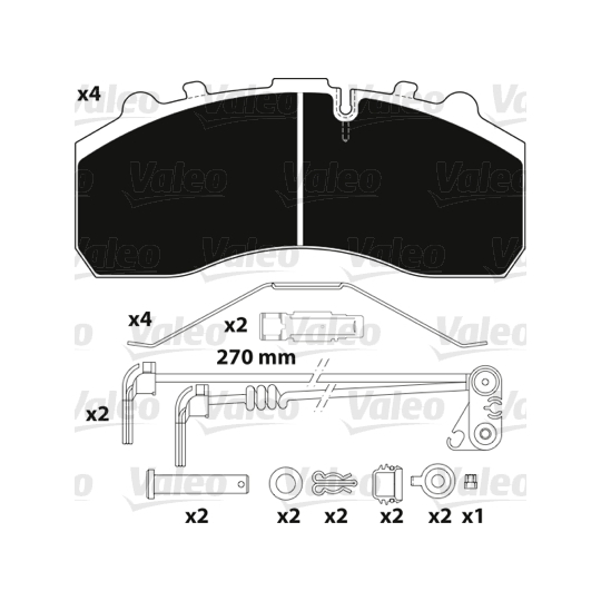 882202 - Brake Pad Set, disc brake 