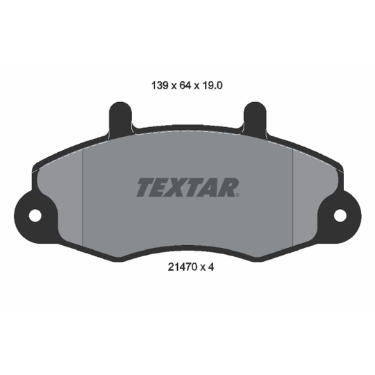 2147001 - Brake Pad Set, disc brake 