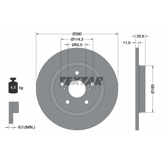 92195200 - Brake Disc 