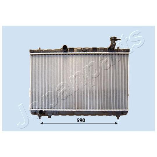 RDA283087 - Radiaator, mootorijahutus 